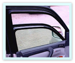 bullet resistant window in car